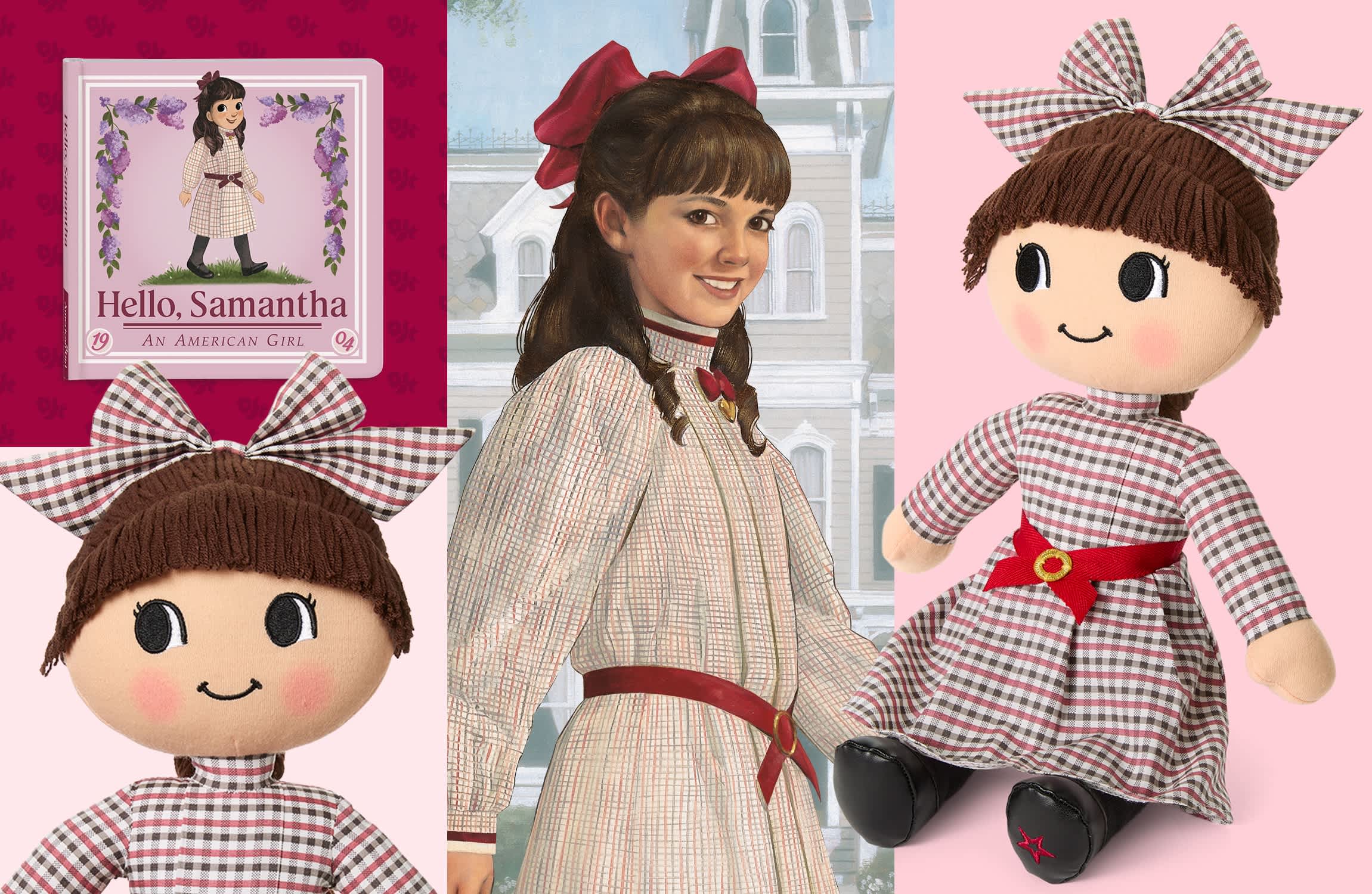 Collage of Samantha Parkington images