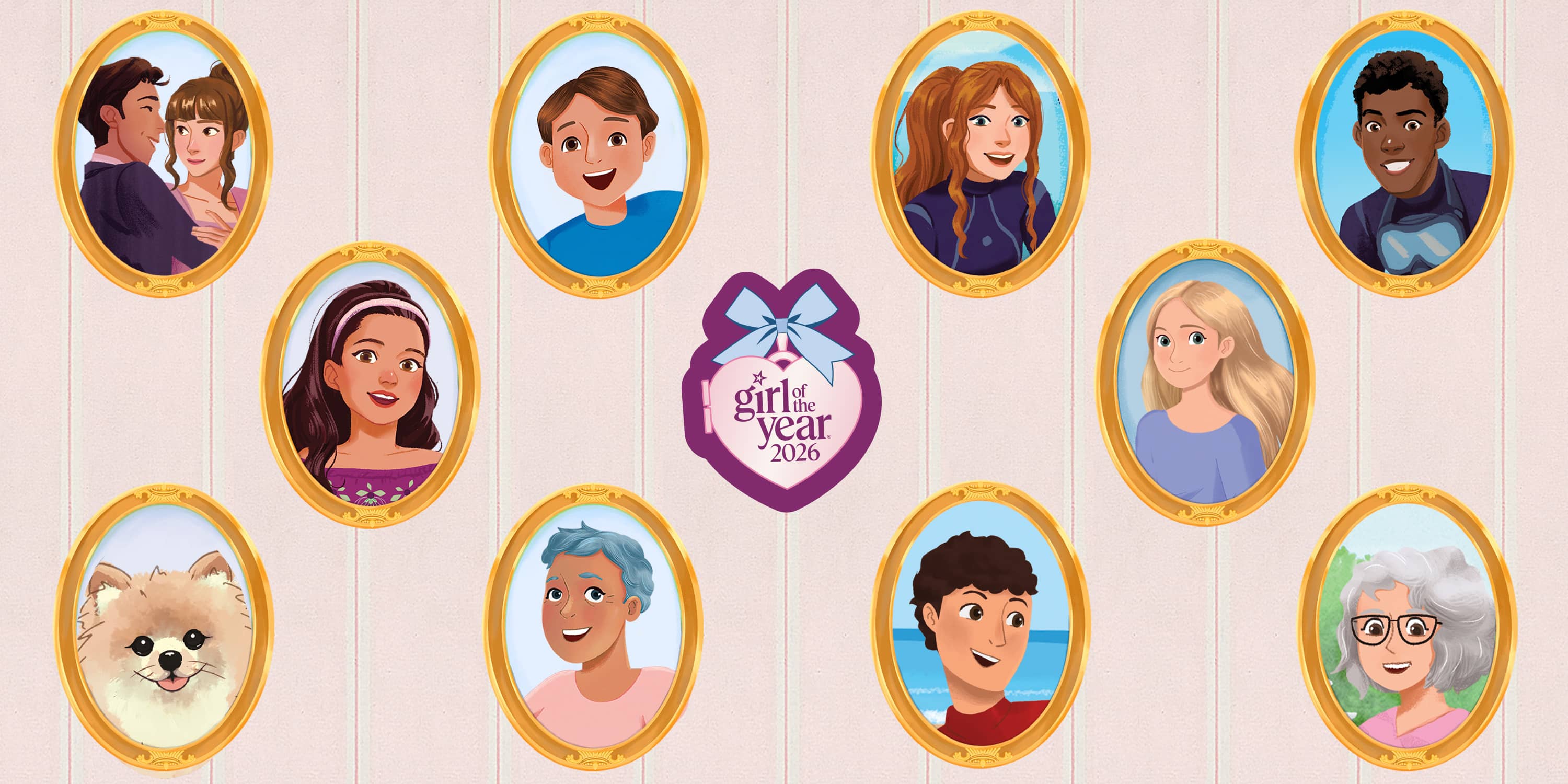 Raquel Reyes and her family in picture frames