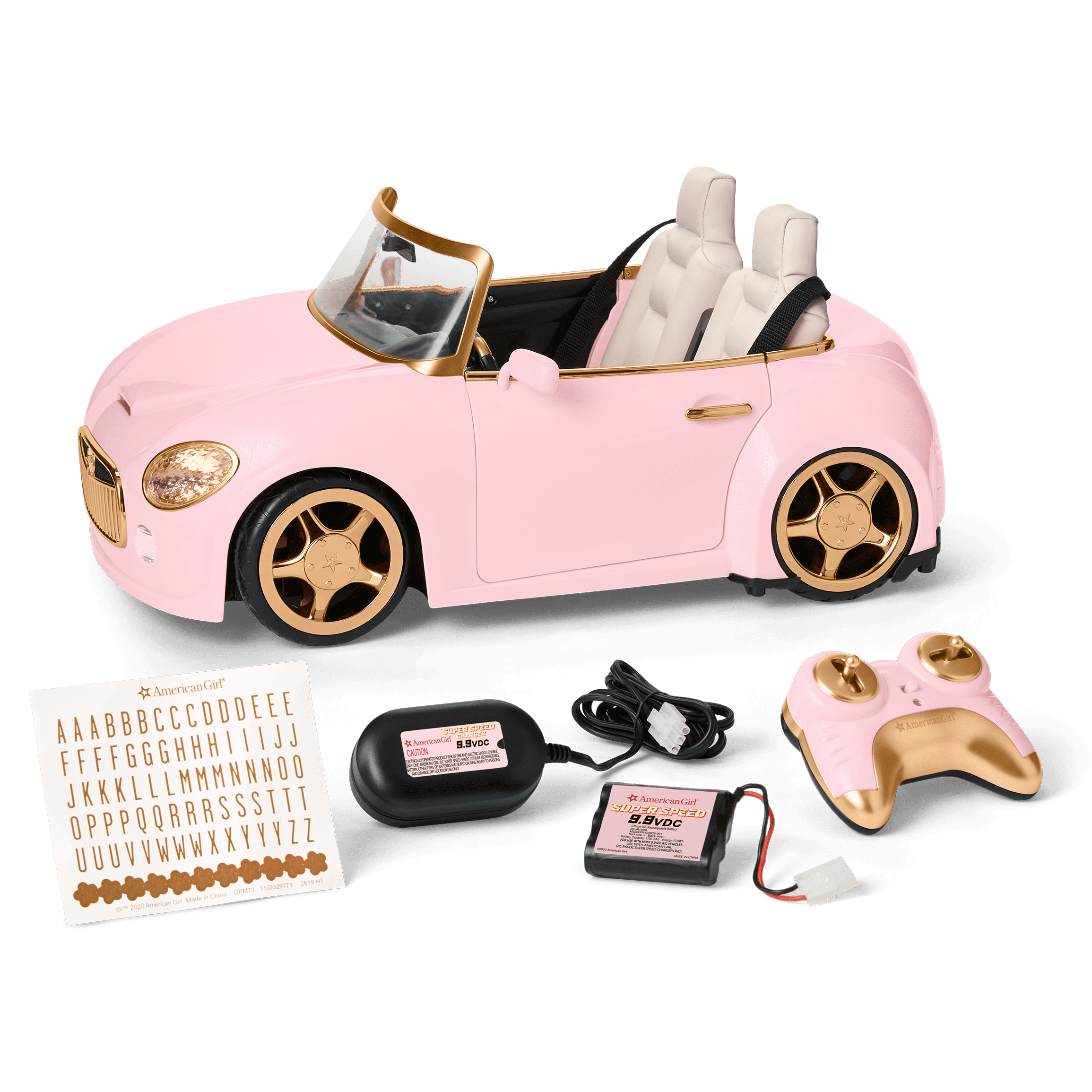 American Girl pink RC car